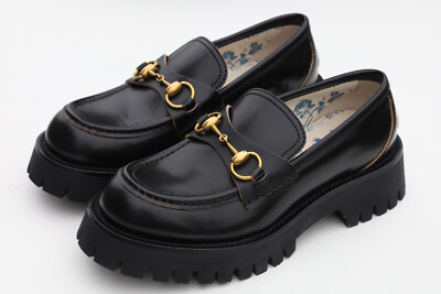 GUCCI/ Bee刺繍フラットパンプス/size36/黒/ミュール GUCCI/ Bee刺繍フラットパンプス/size36/黒/ミュール