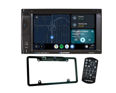 Blaupunkt 2Din Car Stereo 6.9'' DVD Touch Screen CARPLAY Radio Mirror Link + cam
