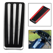 Black CNC Tank Dash Insert Cover For Harley Electra Road Glide FLHTK FLHTP FLTRU