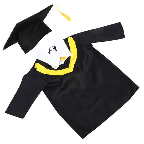 Doctoral Suit Cap Toddler Kindergarten Graduate Gown Children Graduation Outfit - Picture 7 of 12