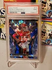 Patrick Mahomes 2021 Prizm Fireworks BLUE ICE /99 Insert Card PSA 9 Mint Chiefs