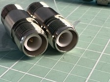 RP TNC TO RP TNC FEMALE JACK ADAPTER 2 PCs