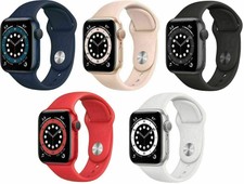 Apple Watch Series 6 GPS WiFi + LTE Cellular 44mm Sport Band Very Good Condition