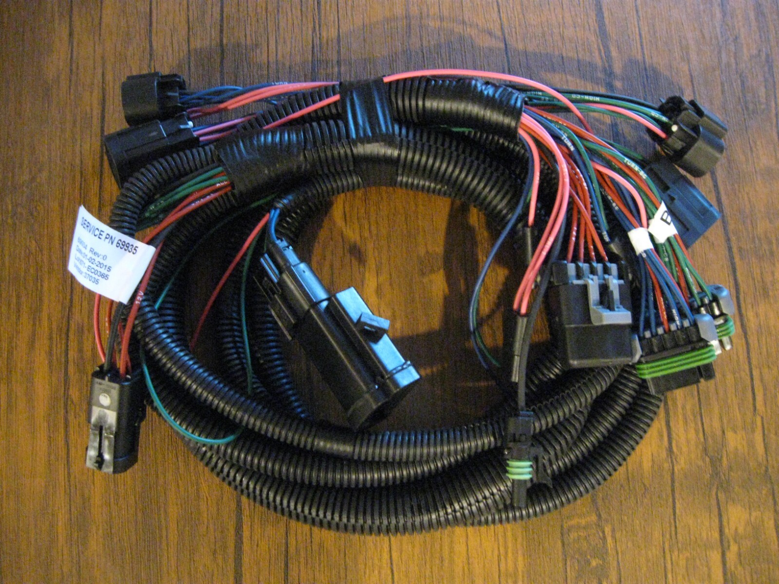 GENUINE WESTERN FISHER OEM 3PORT HEADLIGHT HARNESS 69935 GMC CHEVY LED