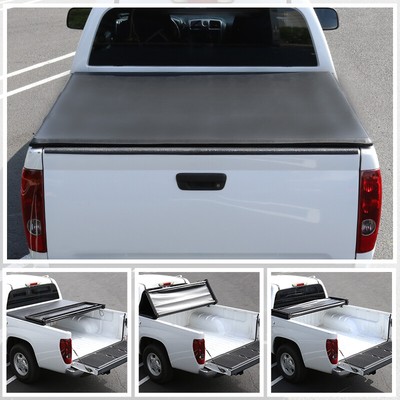 For 2014 18 Toyota Tundra Sr5 Ltd Crewmax 5 5ft Shortbed Tri Fold Tonneau Cover Hd Bau Co At