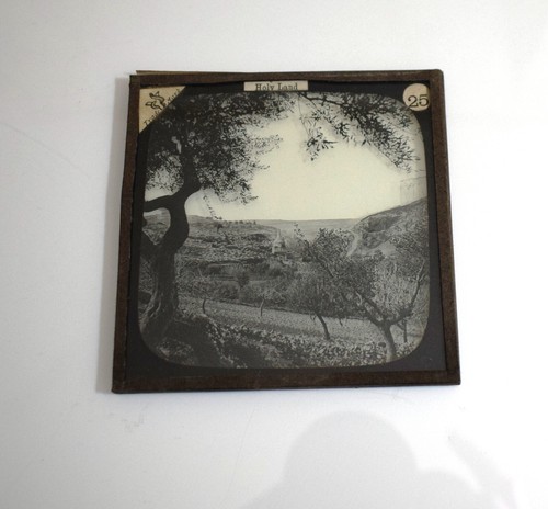 VALLEY OF JEHOSHAPHAT ISRAEL C1890 ANTIQUE Magic Lantern Slide PHOTOGRAPH - Picture 2 of 5