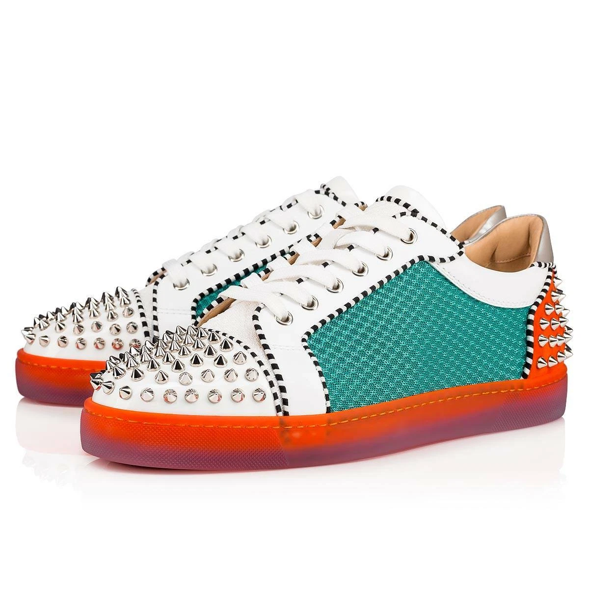 Christian Louboutin Men's Seavaste 2 Red Sole Low-Top Sneakers in 2023