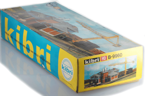 Vintage KIBRI B-9960  HO H0 KIT Railway Sleeper Factory w/ Crane SCHWELLENSAGE  - Picture 5 of 5
