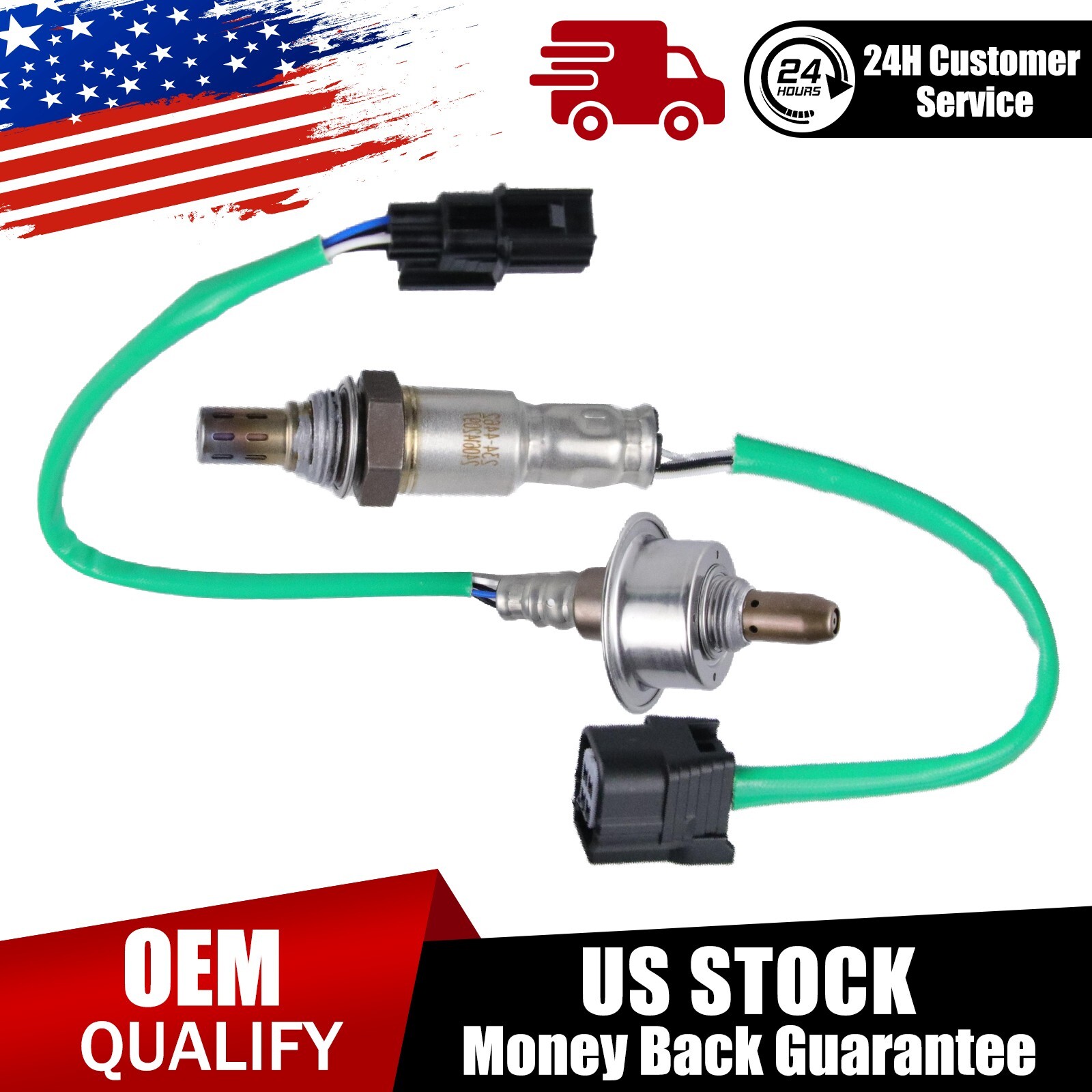 For 2008-2012 Honda Accord 2.4L Upstream & Downstream Oxygen Sensor 234-4462