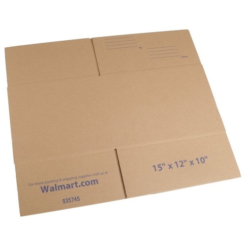 30 Stück Recycelte Versandkartons Einfache Montage Kraft Mehrzweck 15x12x10 Neu - Bild 4 von 9