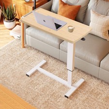 Over Bed Table Hospital Tray Desk Sofa Laptop Computer Tables Adjustable Height