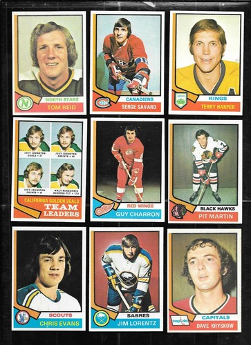 1974-75 TOPPS 74-75 NHL HOCKEY CARD 1-132 + ERROR SEE LIST - Picture 87 of 218