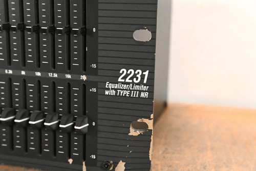 dbx 2231 Dual-Channel 31-Band Graphic Equalizer/Limiter CG01PCF - Picture 5 of 11