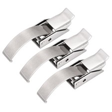 1.83" 304 Stainless Steel Draw Toggle Latch with Spring Steel Hook 3Pcs