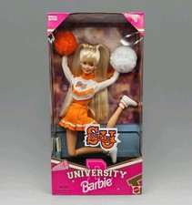 Barbie University of Syracuse Cheerleader 1996 Vintage Mattel Doll w/Box