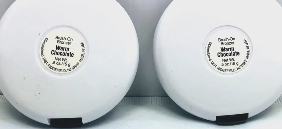 (2) Bronceador con cepillo DERMABLEND - CHOCOLATE CALIENTE **RARO ORIGINAL VINTAGE Foto 4 de 4