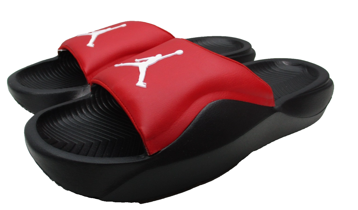 Jordan Franchise Slides Sandals Varsity Red/White-Black Mens  display picture 2