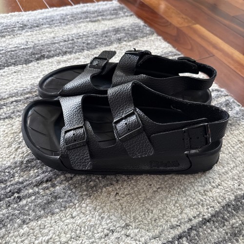 Men's Size 43 Black Birki's Birkenstock Sandals - Picture 2 of 15