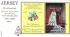 Jersey Comm/FDC -Royal Golden Wedding Anniversary - 1997 (JES358)