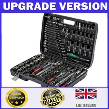 216PCS Socket Set 1/4 3/8 1/2" Spanner Drive Ratchet Wrench Mechanic Tool Kit SA