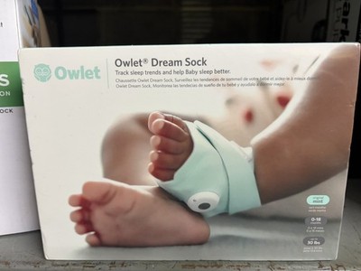 Owlet Dream Sock   Smart Baby Monitor  - Mint -NEW