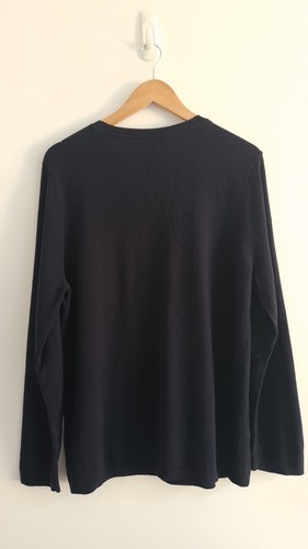 Tommy Hilfiger Womens Dog Scarf Schnauzer Terrier Navy Long Sleeve Jumper Sz XL - Picture 11 of 12