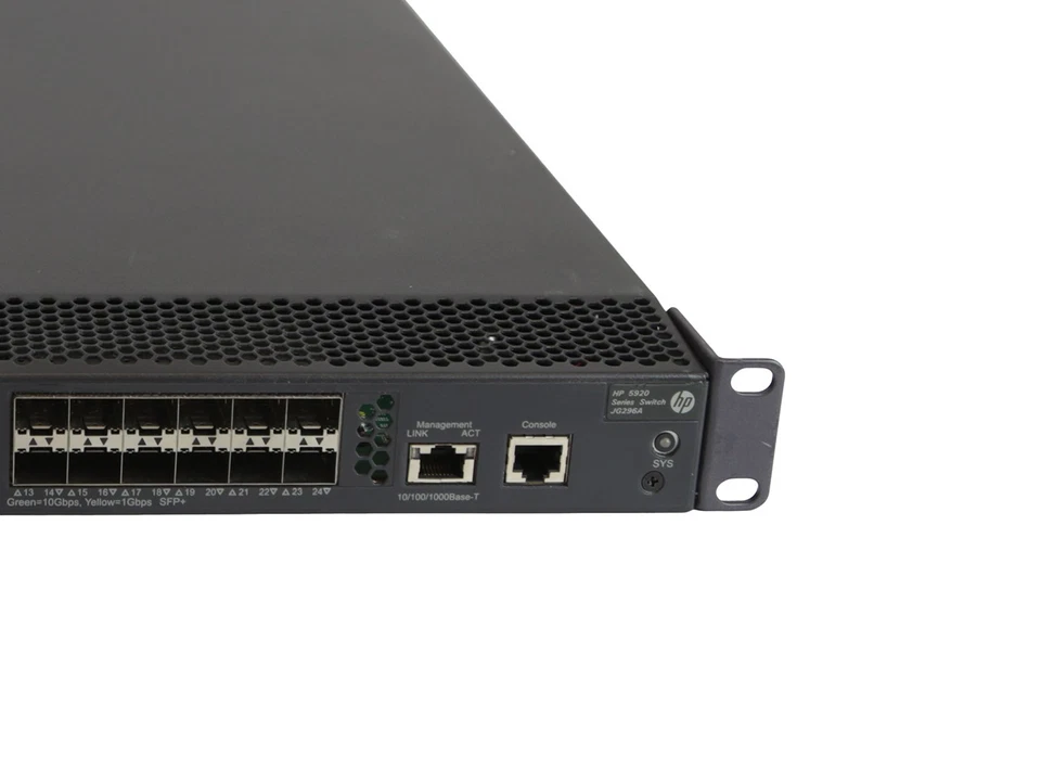 HP FlexFabric 5920AF-24XG JG296A Switch 24x 1/10Gb SFP+ Managed Ears - Photo 2/4