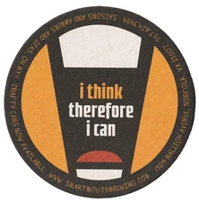 Smartmouth Brewing Co  Beer Coaster Norfolk VA