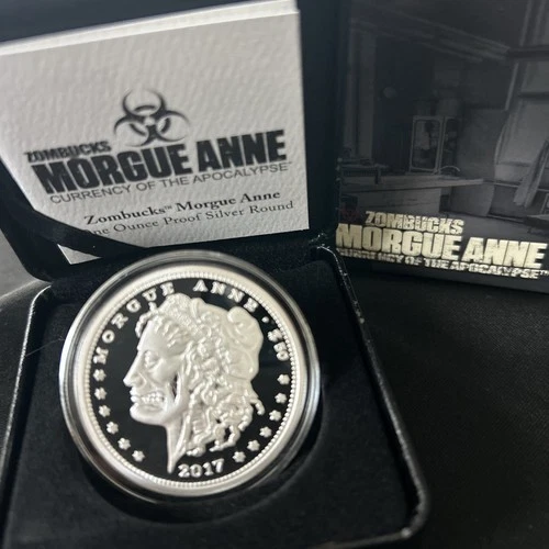 ZOMBUCKS PROOF SILVER SERIES - “Morgue Anne” ZOMBUCKS Z50 #2