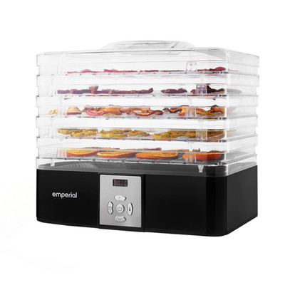 Imperial Lebensmittel Dörrapparat 5 Ebenen Digital Lebensmitteltrockner Einstellbare Temperatur - 240W