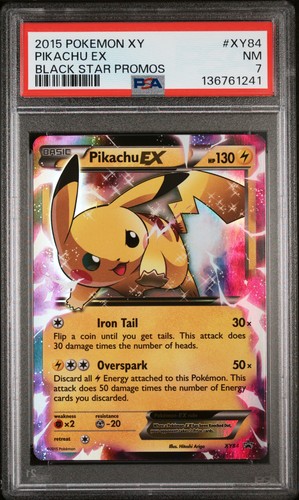 Pikachu-EX graded PSA 7 for sale on eBay