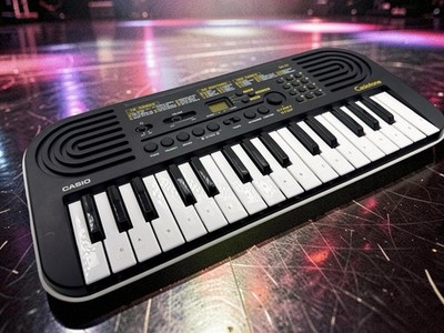 Casio SA-51 Casiotone Mini Keyboard 32-Key Portable Electronic Keyboard Tested