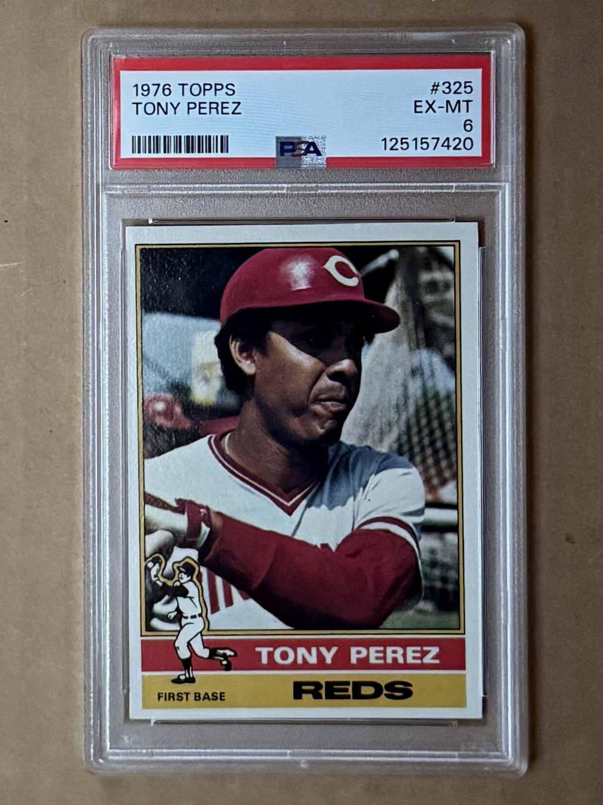 1976 Topps - Tony Perez #325 🔥⚾️⚾️PSA 6!!🔥⚾️⚾️🔥