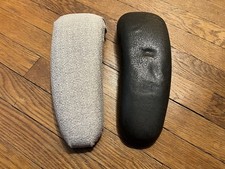 Herman Miller Aeron Arm Rests Pads Left Right OEM Leather FOR REPAIR