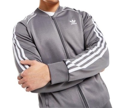 デッドストック アディダス スーパースター トラックジャケット グレー【XS】 adidas Originals Tracksuit Retro Superstar Logo Classic Full Set
