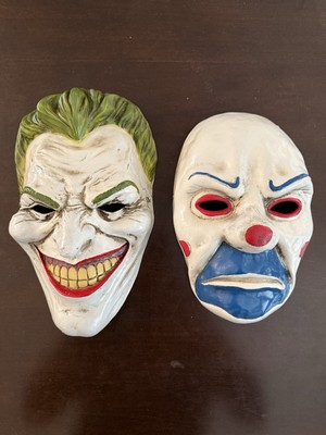 2 Joker Cast Resin Mask Bundle