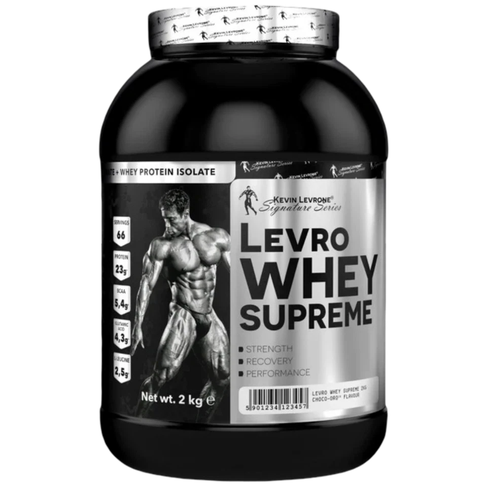 LevroWheySupreme Erdbeere – 2 kg Eiweißpulver (29,50 EUR/kg) - Bild 1 von 1
