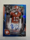 2025 Bowman Chrome University Football Blue Refractor Bryant Wesco Jr. #BCA-BW