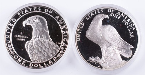 1983-S 1984-S U.S. Mint 2pc Olympic Coins Proof Silver Dollars $1 OGP/COA - Picture 3 of 5