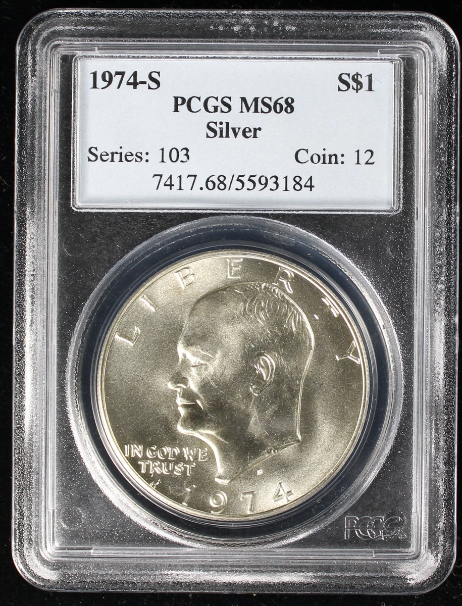 MS 66 Graded 1974 Eisenhower Dollars (1971-1978) for sale | eBay