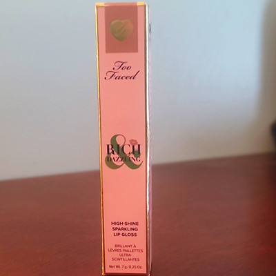 Too Faced Rich & Dazzling Lip Gloss Sunset Crush 0.25 oz