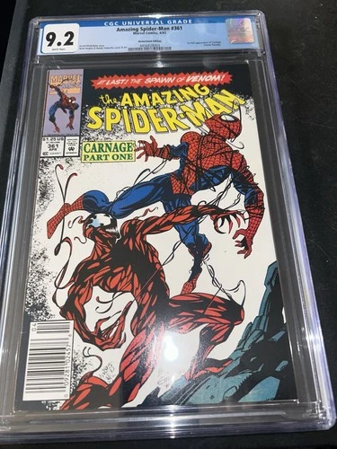 The Amazing Spider-Man #361 (Marvel Comics April 1992) Cgc 9.2