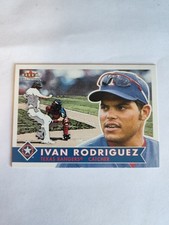 2001 FLEER BASEBALL CARD #113 IVAN RODRIGUEZ Excellent Condition