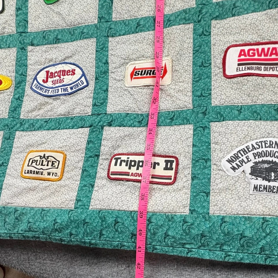 Vtg. Logo Quilt Green Border Military, Auto, Farm, Business, Advertising Patches - Image 2 of 4