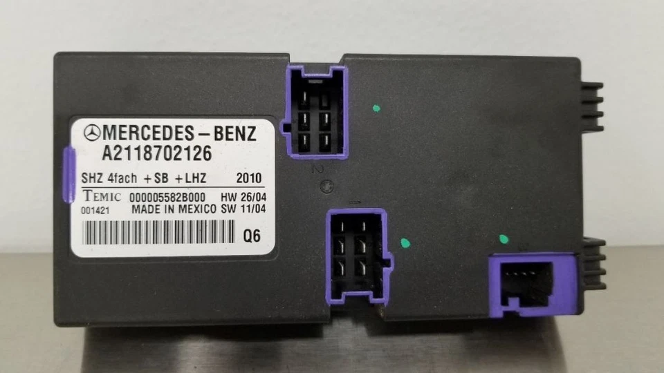 10 MÓDULO DE CONTROL ASIENTO TÉRMICO MERCEDES BENZ G550 W463 2118702126 Foto 2 de 4