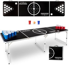 Beer Pong Tisch Bier Set Basic inkl. Bälle B...
