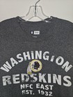 Washington Redskins Retro Xl Mens Gray Graphic Logo Short Sleeve Tshirt NFL