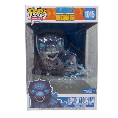 Funko Pop Movies Godzilla vs Kong Neon City Godzilla 10 Inch Walmart Exclusive