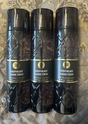 3  Bath & Body Works  MIDNIGHT ADDICTION Fine Fragrance Mist  8 oz NEW