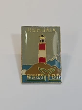 Ushuaia Travel Souvenir Lapel Pin Tierra del Fuego Argentina World's End
